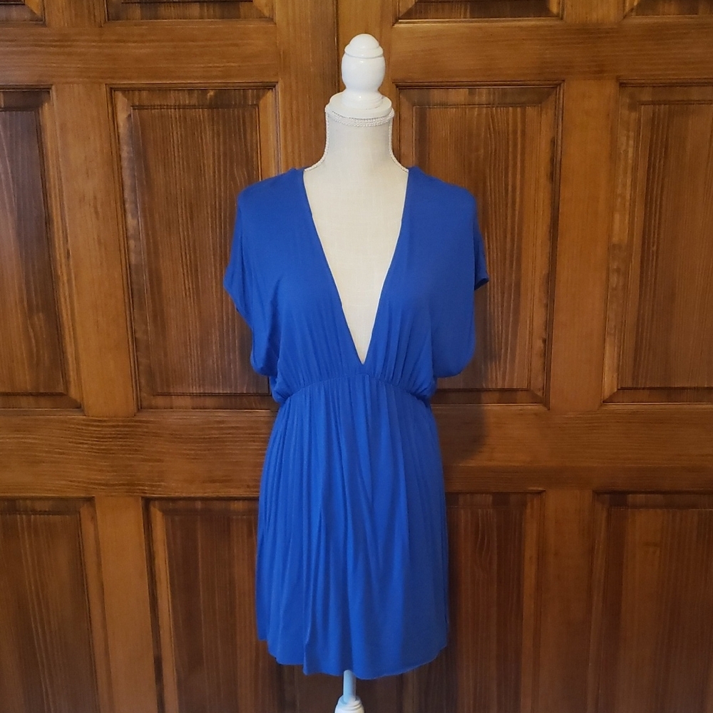 Vintage Victoria's Secret V-Neck Blue Swimsuit Coverup